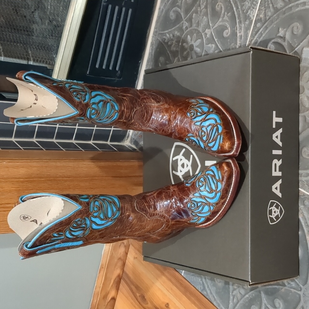 🌹Dusty Rose Snip Toe Western Boots👢